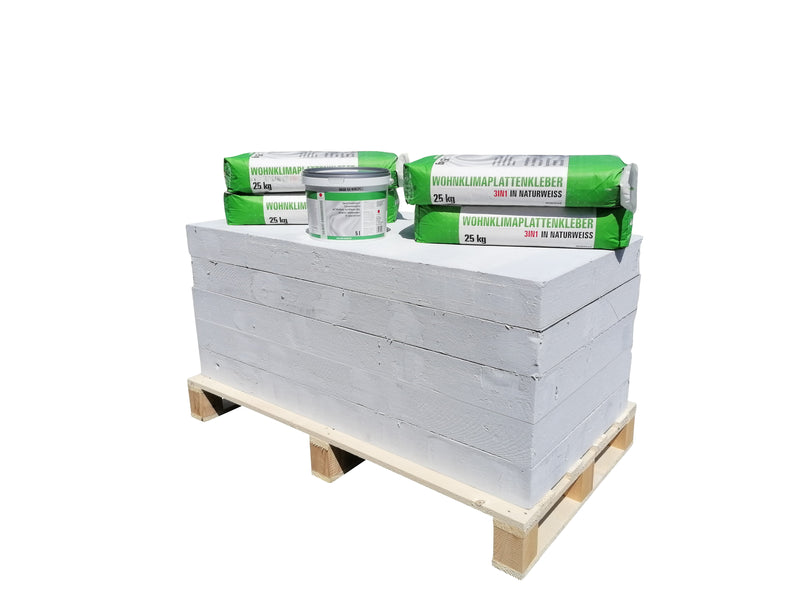 Renovierset - CS-ULTRA Klimaplatte grundiert 50 mm inkl. Silikatkleber